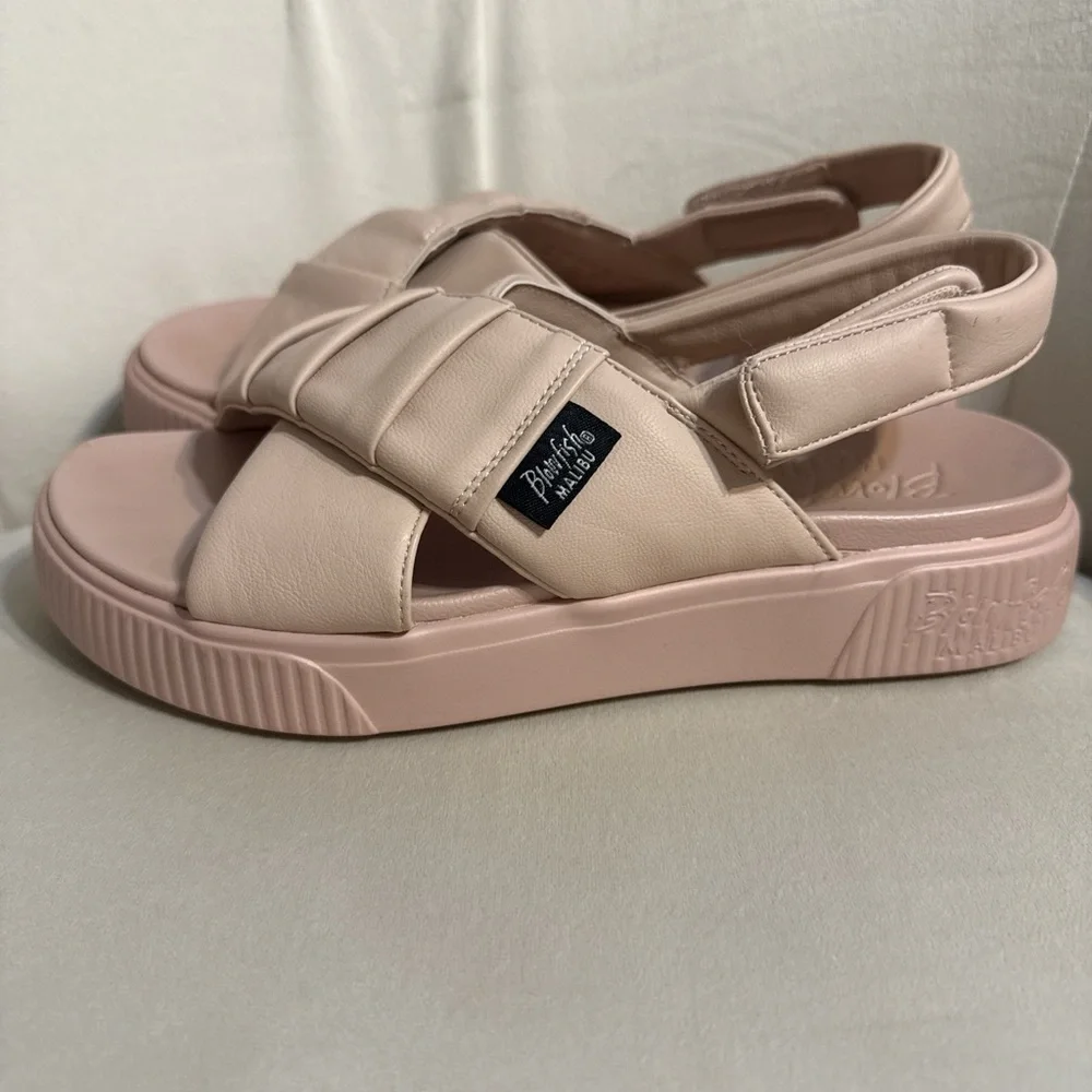 Blowfish Malibu sandals, size 6.5, cream color